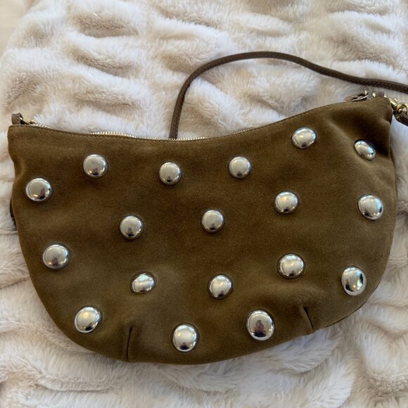 Clare V. Lune bag Oat Suede. Like new - Picture 9 of 9